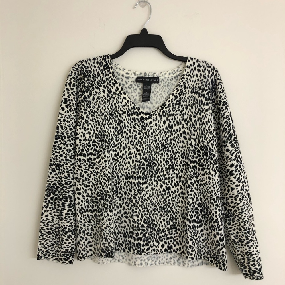 Cheetah print sweater